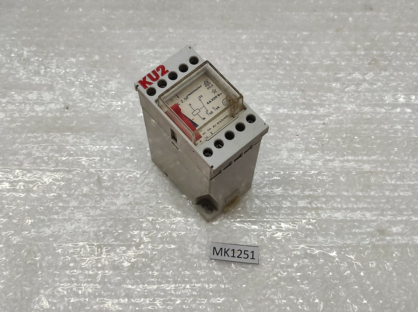 Dold AI 838/66 Relay 0022394 250V AC LOT OF 2 UNIT