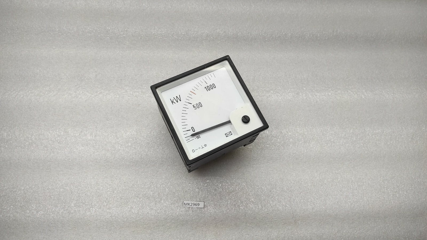 DEIF KW METER 100036913.30 KILOWATT METER 115VAC 1500/5A