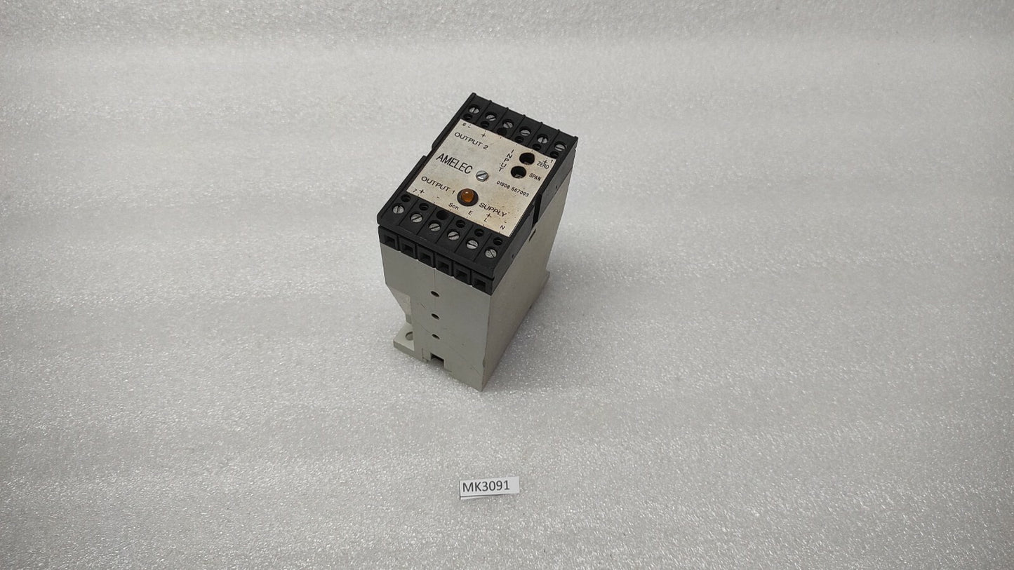AMELEC ADM231 DUAL OUTPUT PROCESS SIGNAL TRANSMITTER 01908-567003 115VAC