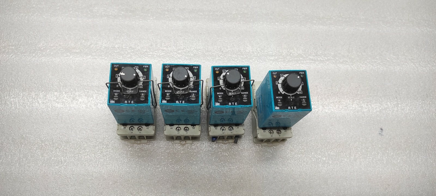 IDEC RTE-P1AD24 ELECTRONIC TIMER 24VAC-DC