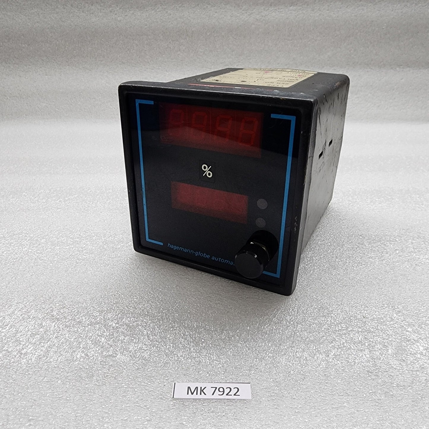 HAGEMANN GLOBE AUTOMATIC ET 1000.131-6 MOTORVALVE CONTROL 230V