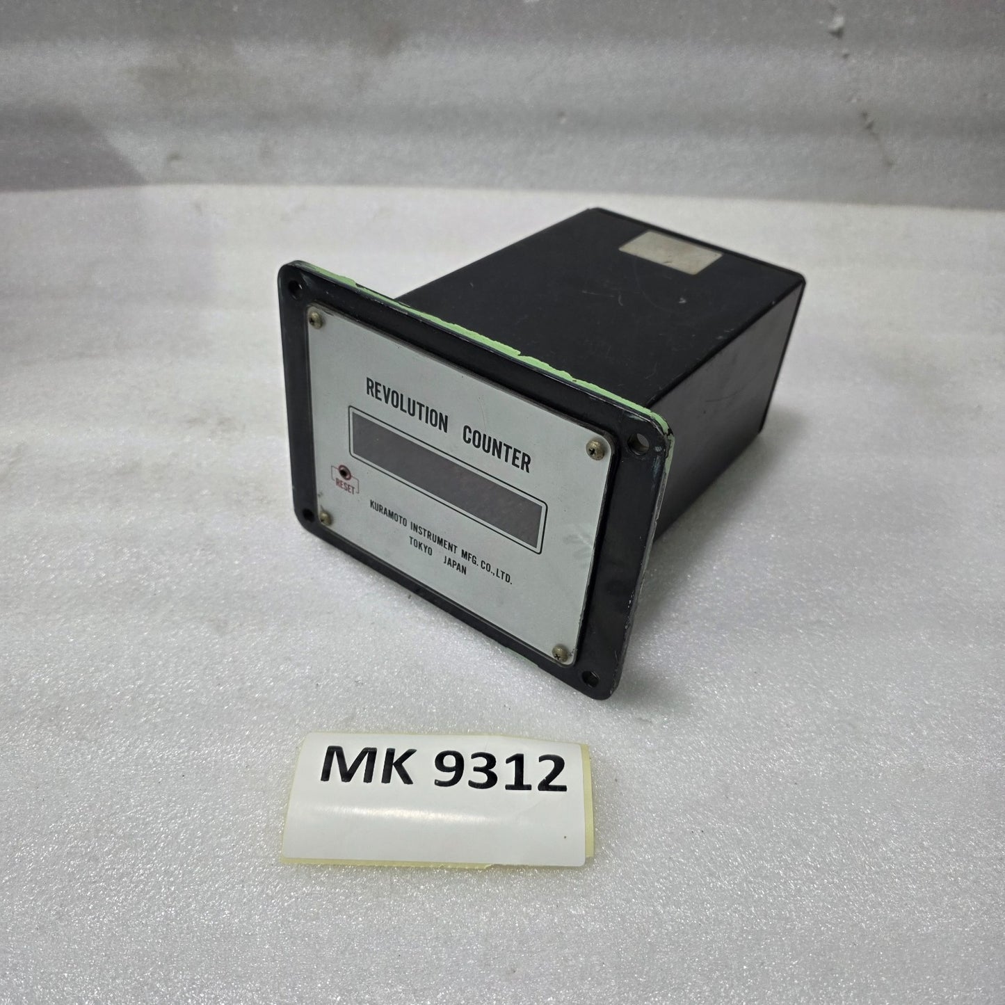 KURAMOTO REVOLUTION COUNTER CP-1 | PULSE INPUT COUNTER | TOKYO JAPAN INDUSTRIAL