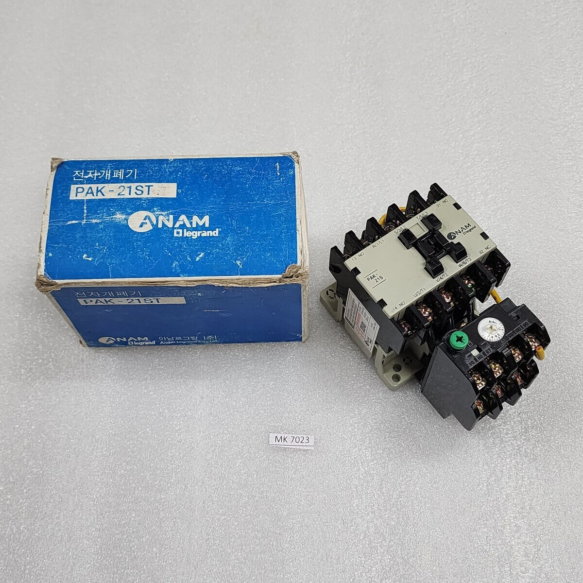 ANAM LEGRAND PAK-21ST MAGNETIC STARTER TJ-18 OVERLOAD RELAY