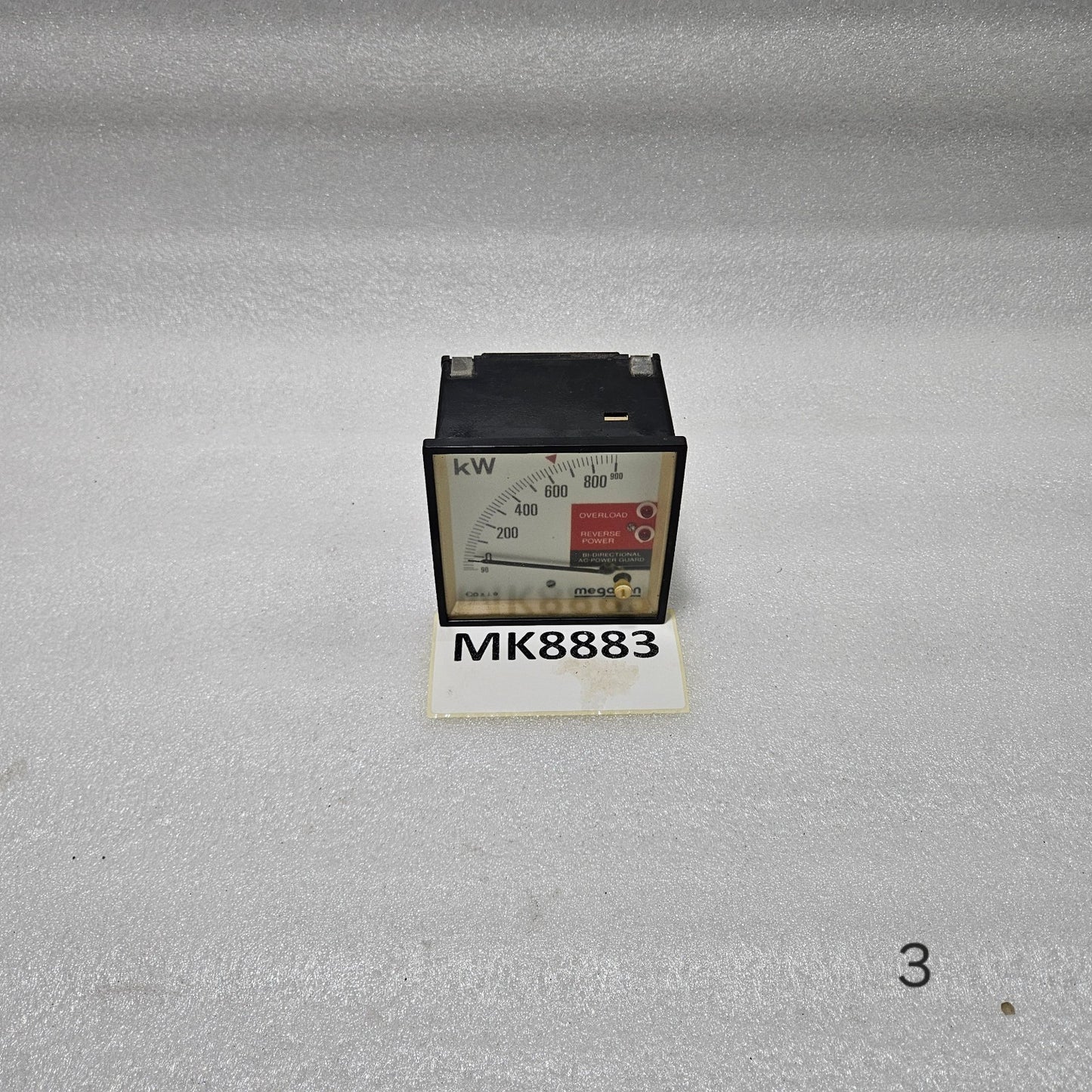 MEGACON KPM 173 BI-DIRECTIONAL AC POWER GUARD RELAY WITH KW ANALOG METER | 220V