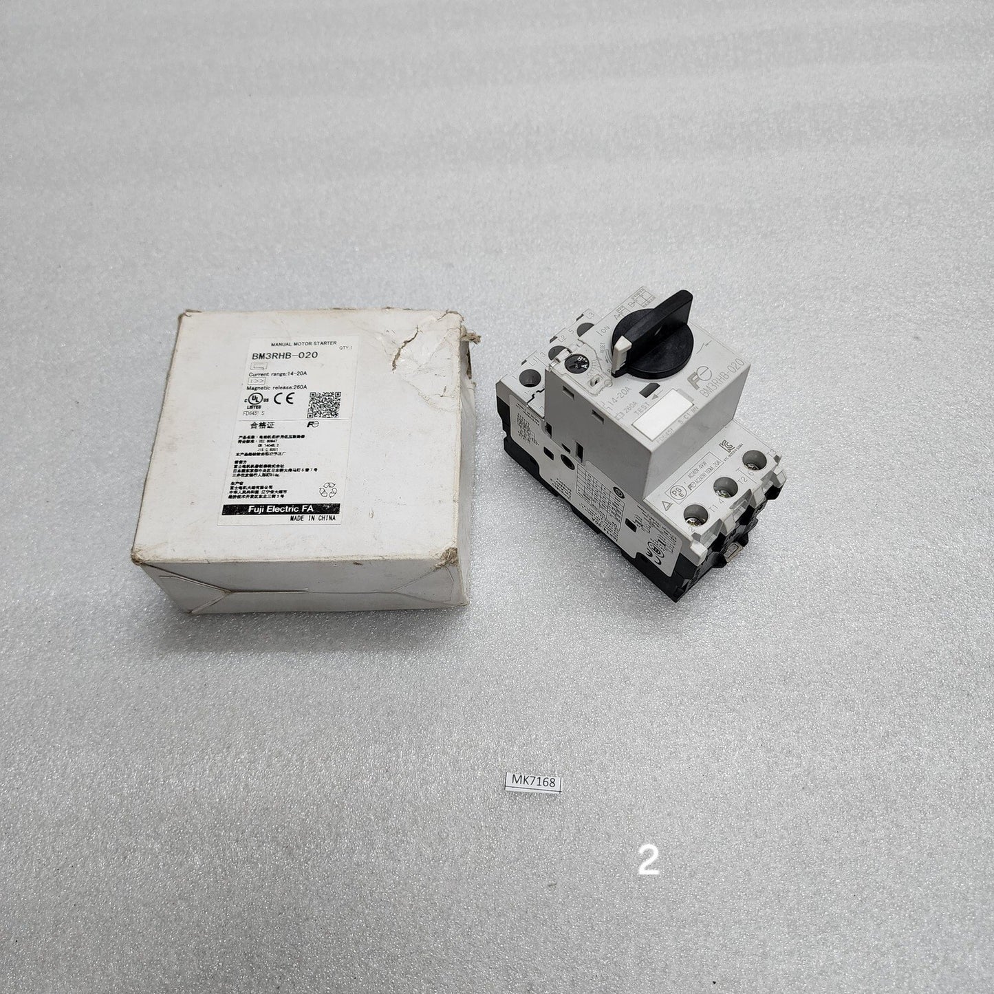 FUJI ELECTRIC BM3RHB-020 MANUAL MOTOR STARTER 14-20A