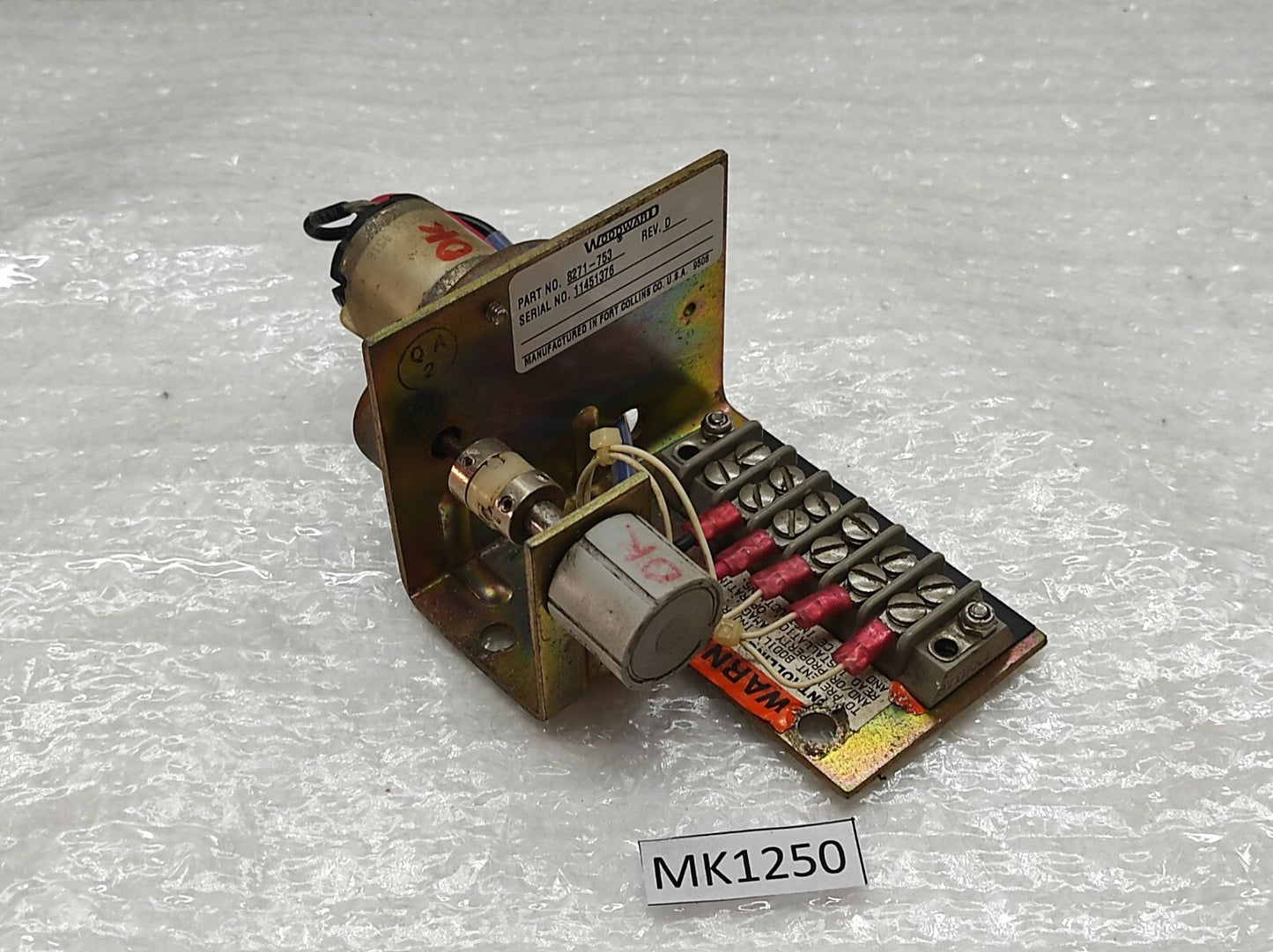 Woodward 8271-753 Potentio Meter Relay Revision D