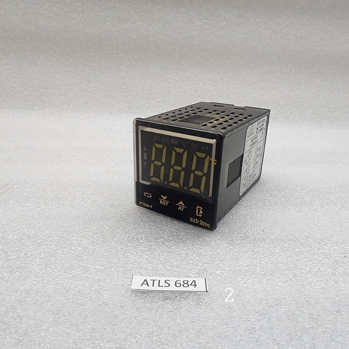 SUB-ZERO PT230-T TEMPERATURE CONTROLLER PT230-T-W2C30 250VAC 10A