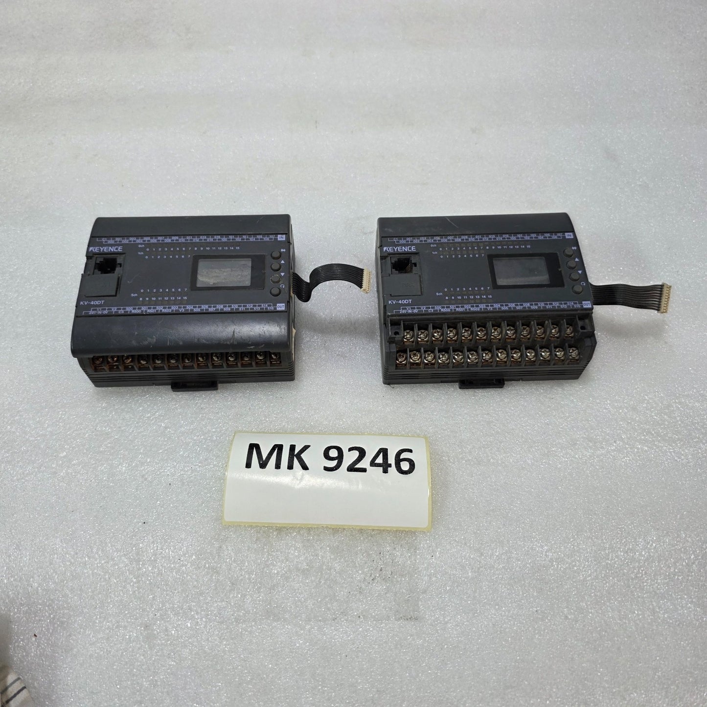KEYENCE KV-40DT PLC OUTPUT MODULE 24V DC TRANSISTOR OUTPUT KV SERIES INDUSTRIAL
