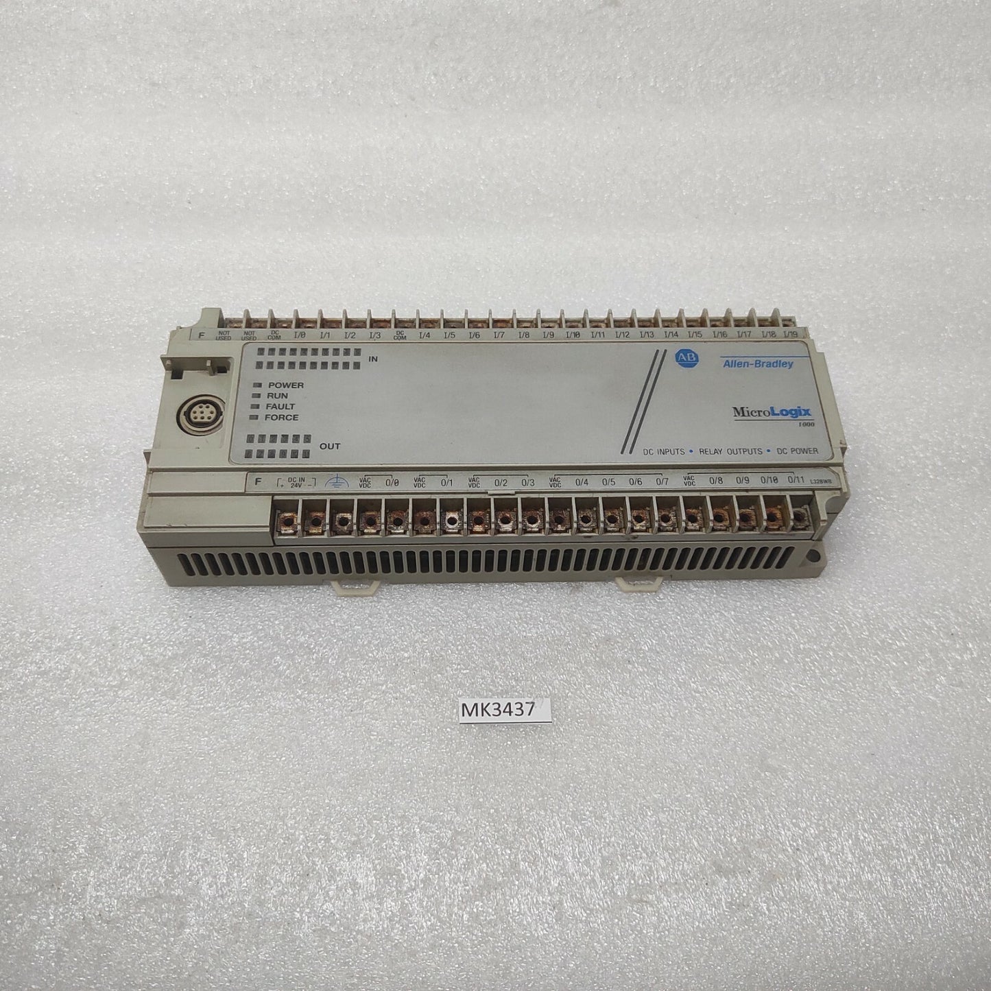 ALLEN BRADLEY MICROLOGIX 1000 CAT 1761-L32BWB DAMAGED