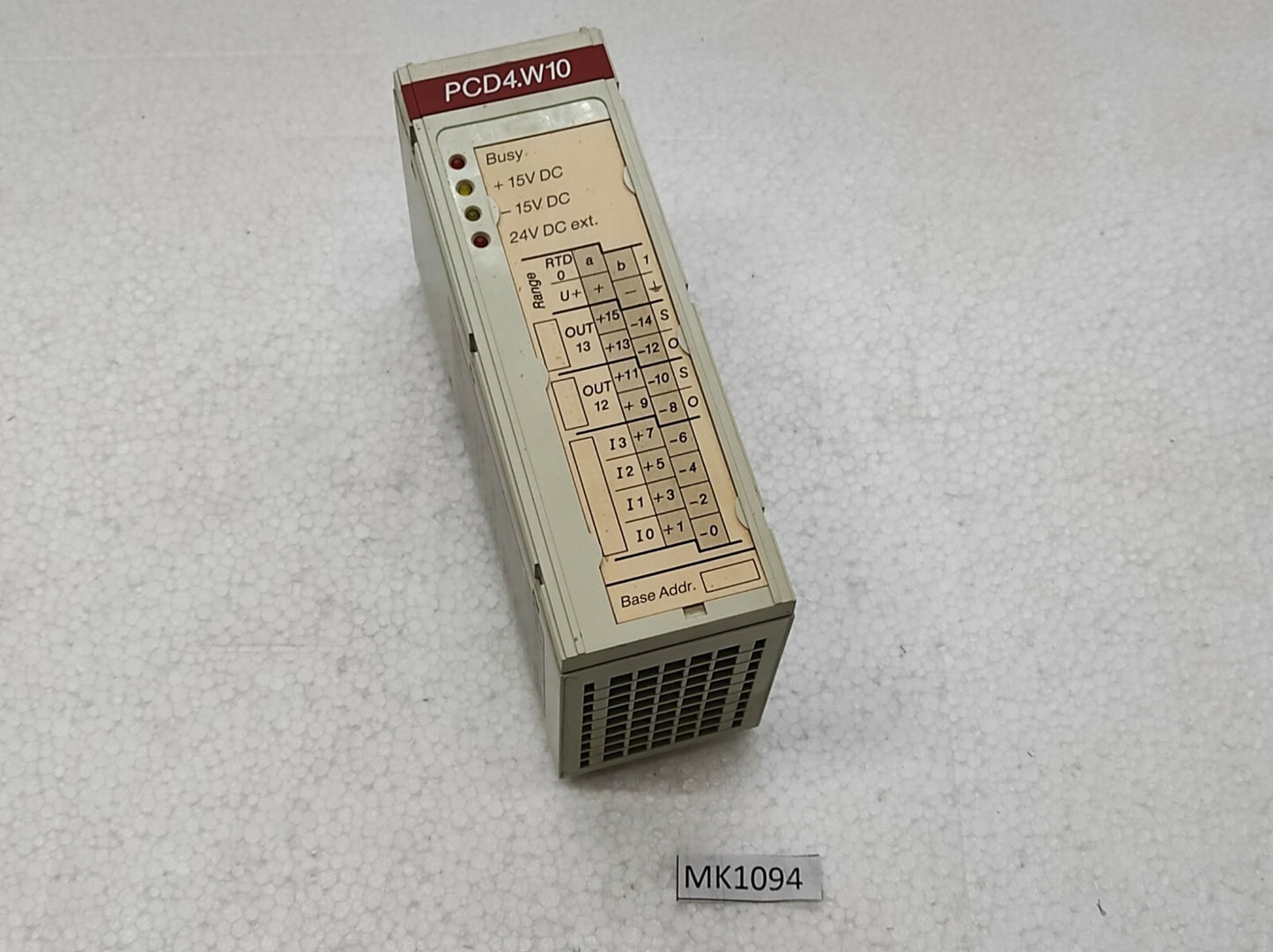 Saia PCD4.W100 Analog Module Version D PCD4W100