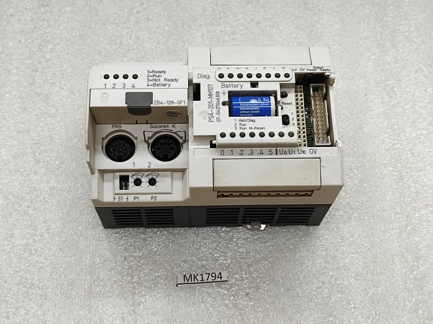 MOELLER PS4-201-MM107 PROGRAMMABLE LOGIC CONTROLLER 24V DC