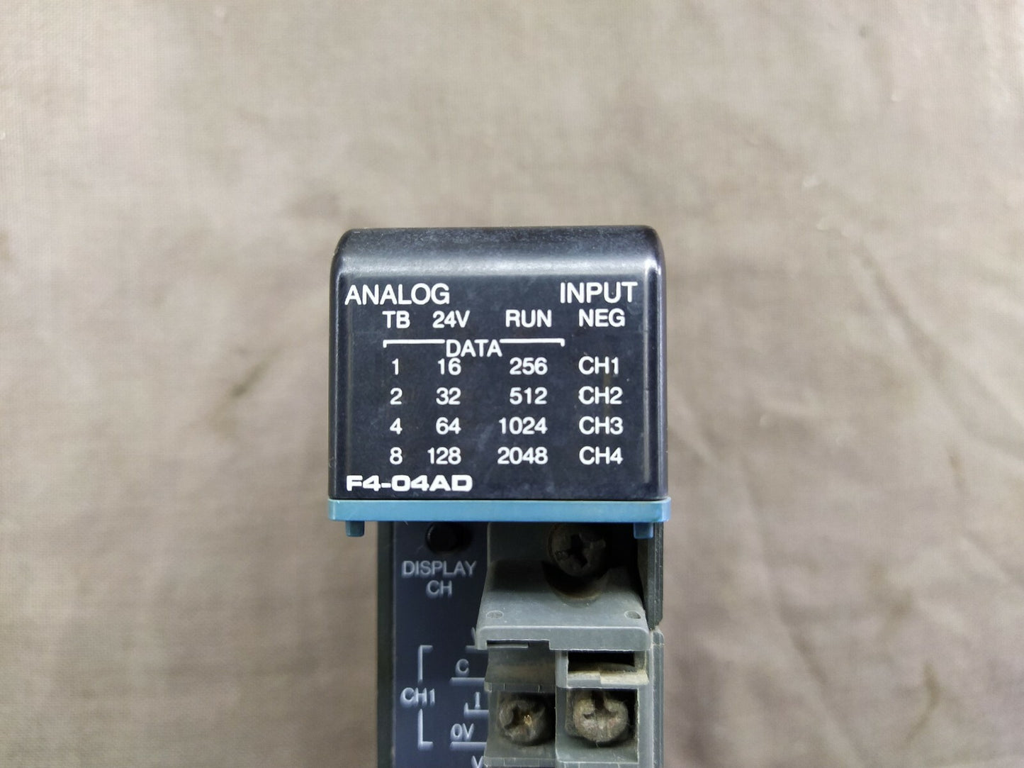 PLC Direct F4-04AD Analog Input Module F404AD