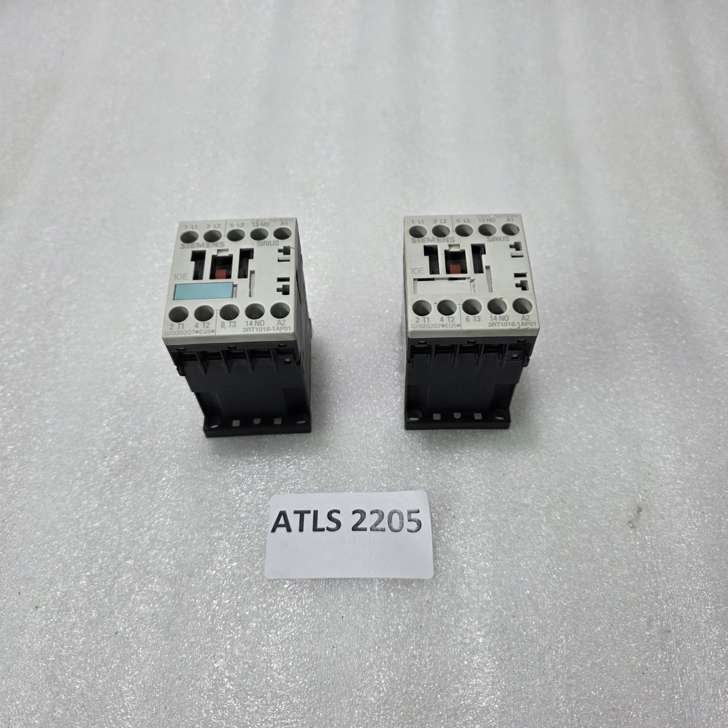 SIEMENS SIRIUS 3RT1016-1AP01 AC CONTACTOR 9A 3 POLE | 1NO | COIL 230V 50/60HZ
