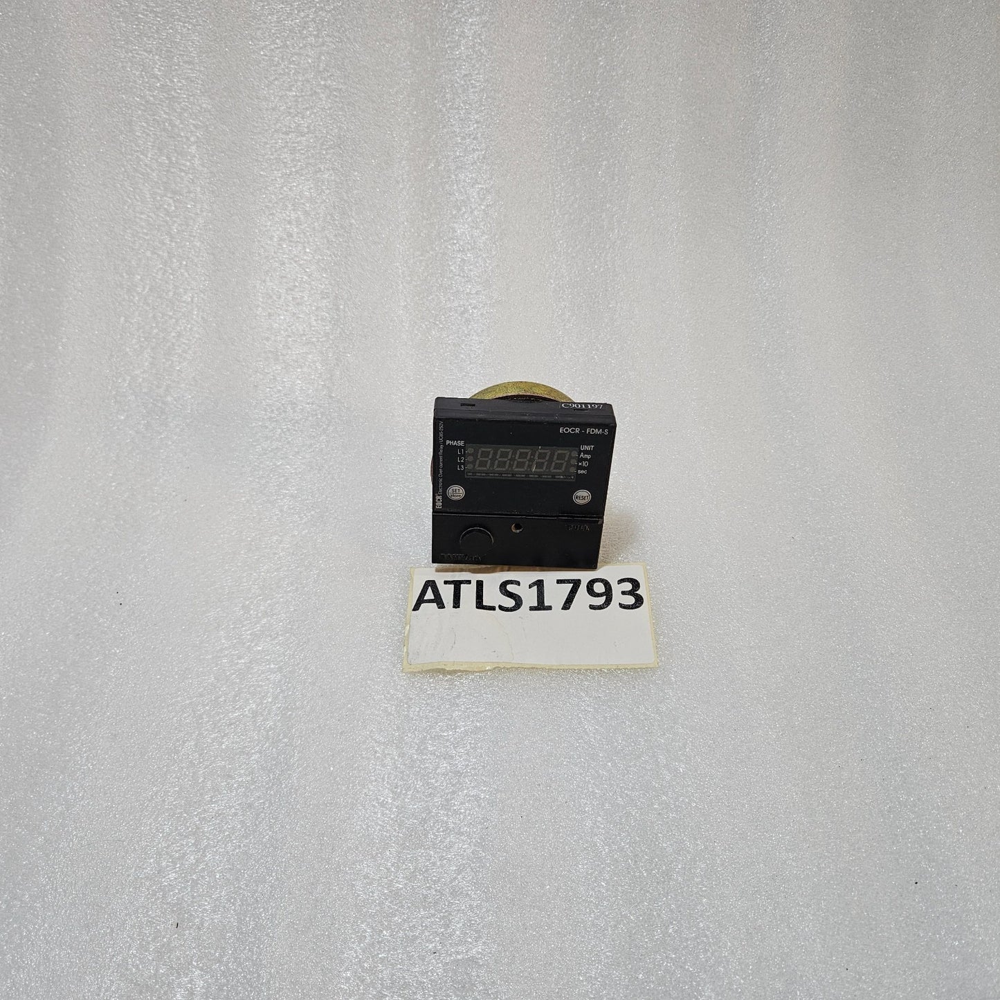 EOCR FDM-S ELECTRONIC OVERCURRENT RELAY MOTOR PROTECTION DIGITAL DISPLAY