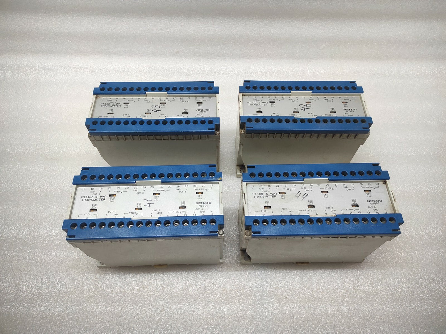 SELCO M1500-03 PT100 6-WAY TRANSMITTER 24V DC