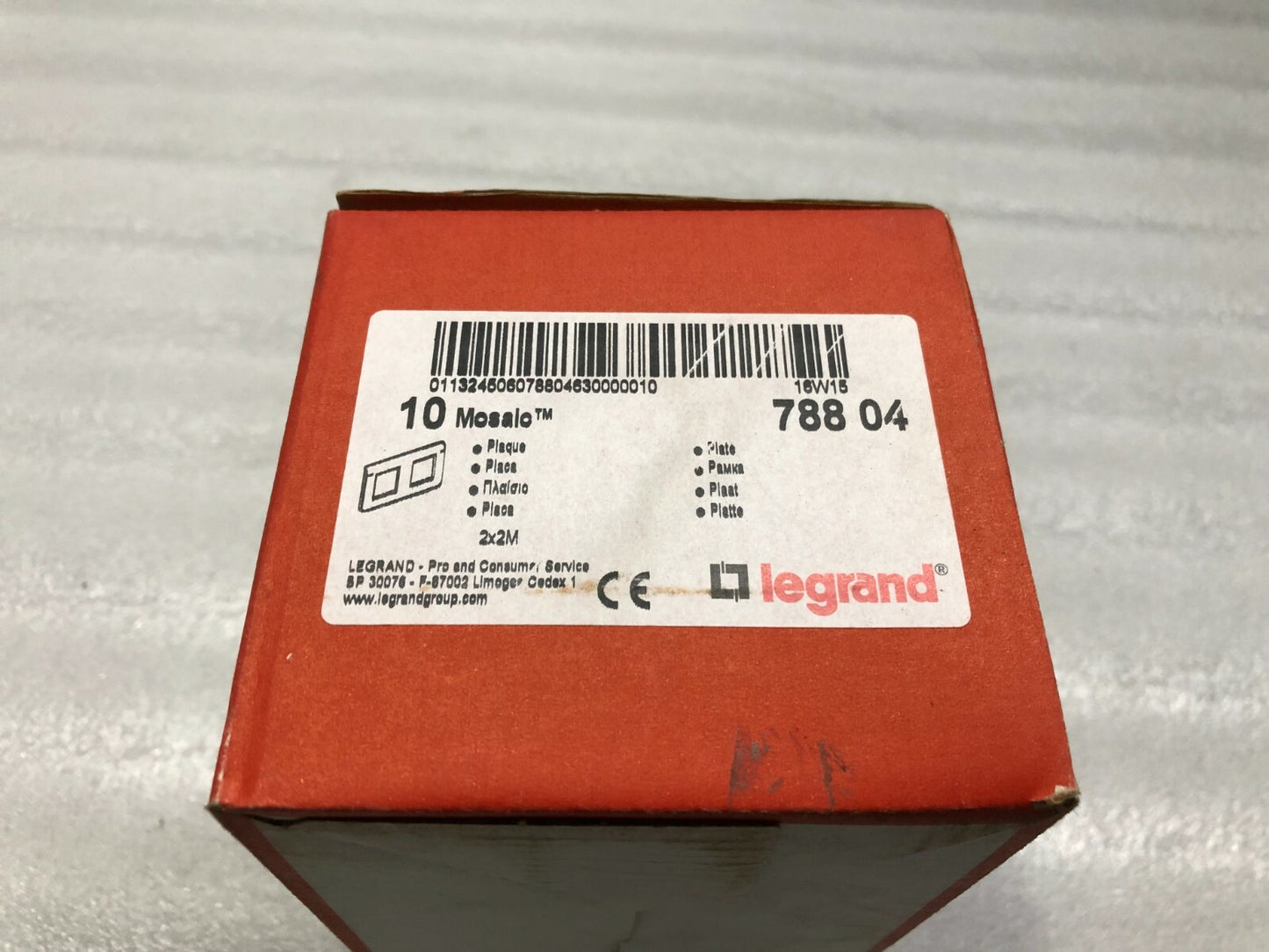 LEGRAND 788 04 COVER FOR SUPPORT FRAME LOT OF 10 UNIT
