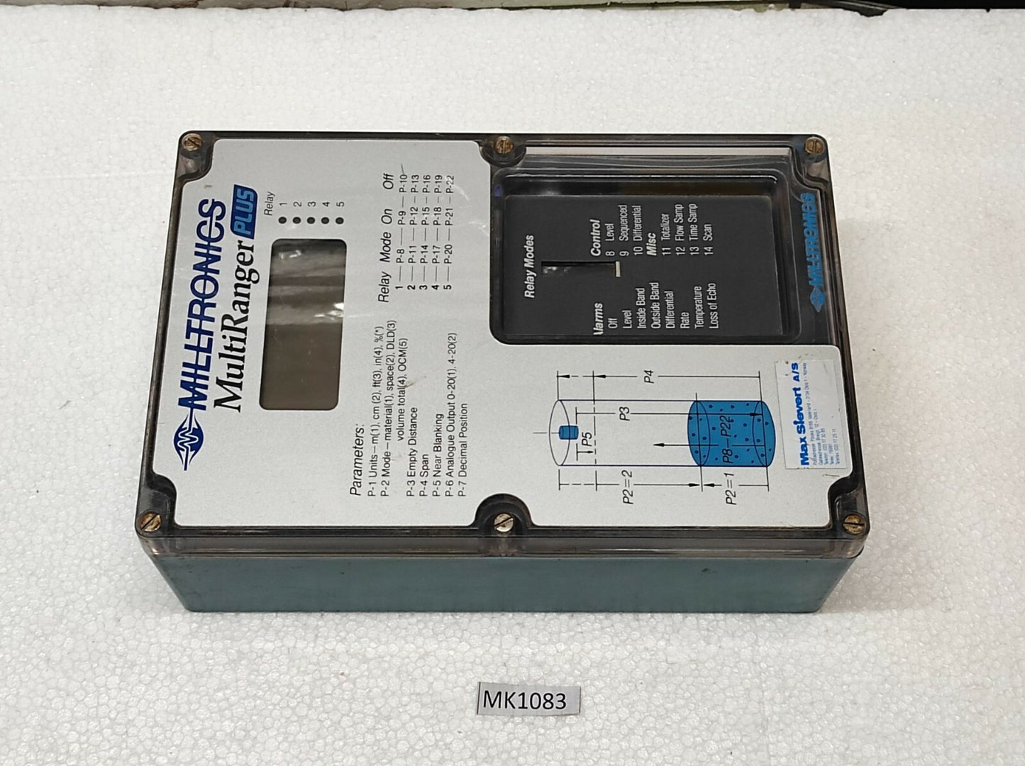 Milltronics 010890 070-10 Multiranger Plus Level Transmitter