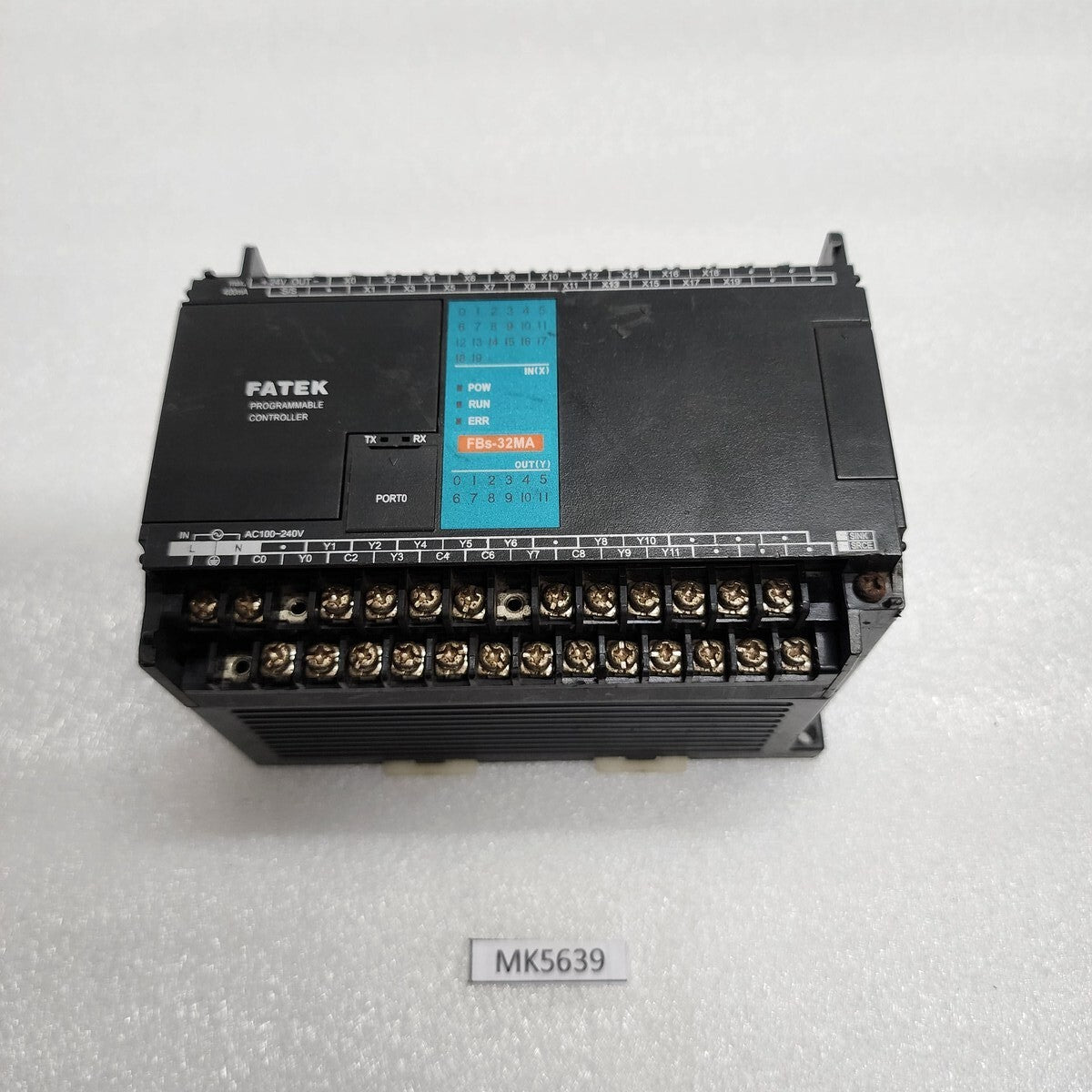FATEK FBS-32MA PROGRAMMABLE CONTROLLER 100-240VAC