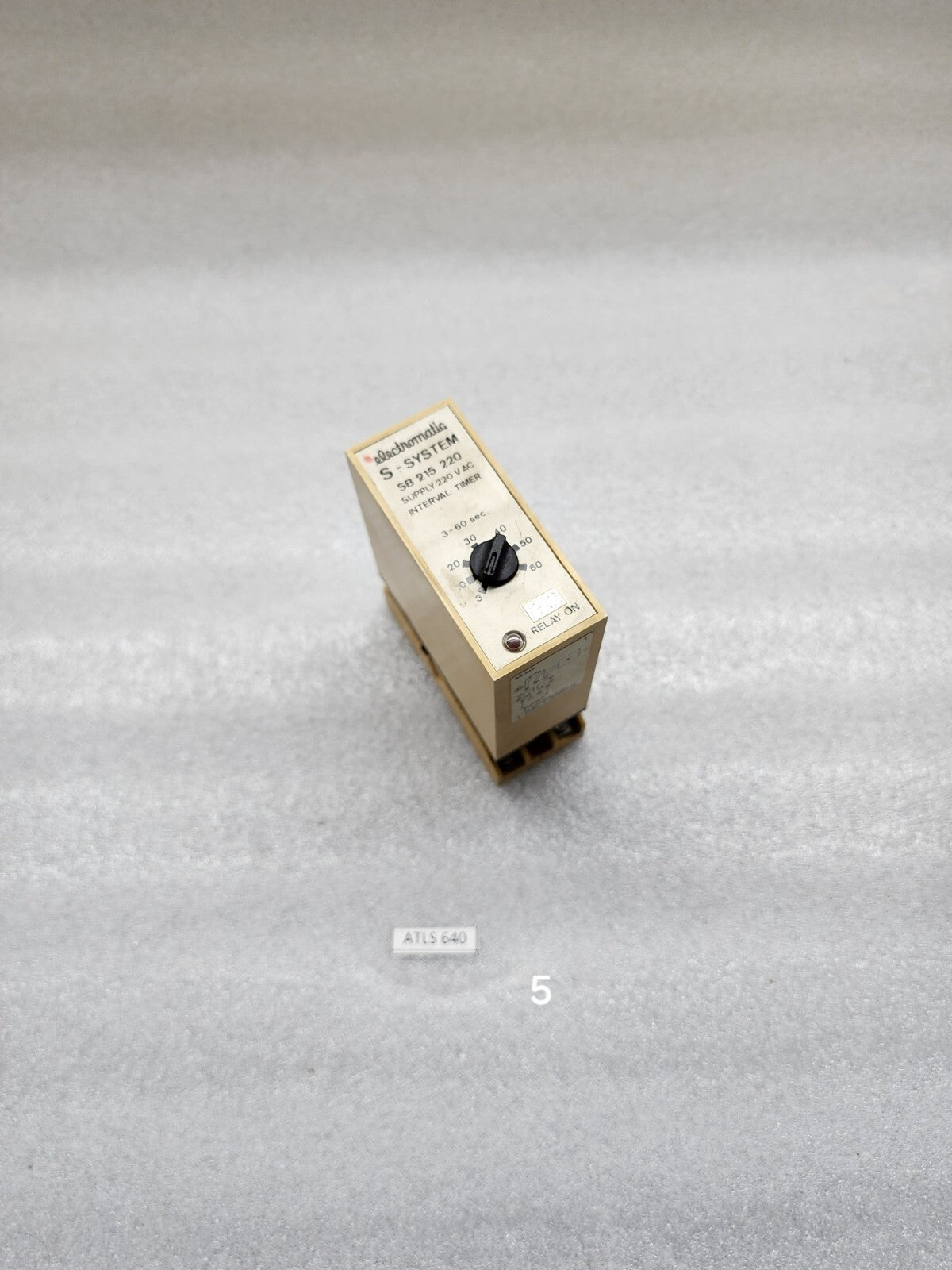 ELECTROMATIC SB215220 INTERVAL TIMER 220VAC
