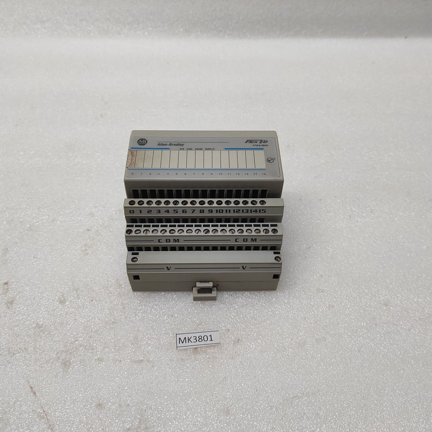 ALLEN BRADLEY FLEX I/O CAT 1794-IB16 96145675 DIGITAL INPUT MODULE 1794-TB2 9615