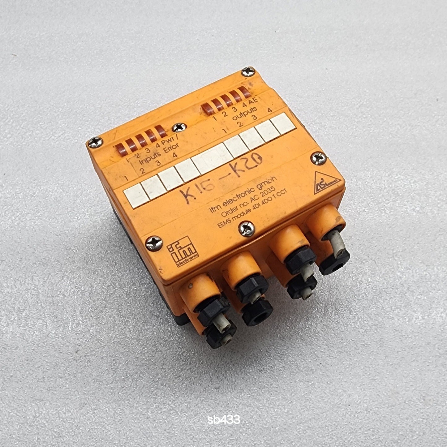 IFM ELECTRONIC AC2035 EEMS MODULE 4DI 4DO T CCT