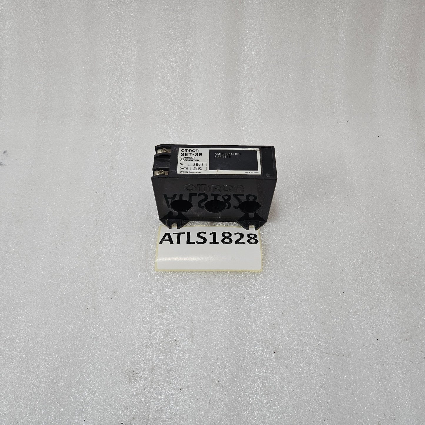 OMRON SET3B CURRENT CONVERTER 64-160A INDUSTRIAL CURRENT SENSOR DAMAGE ON BOTTOM