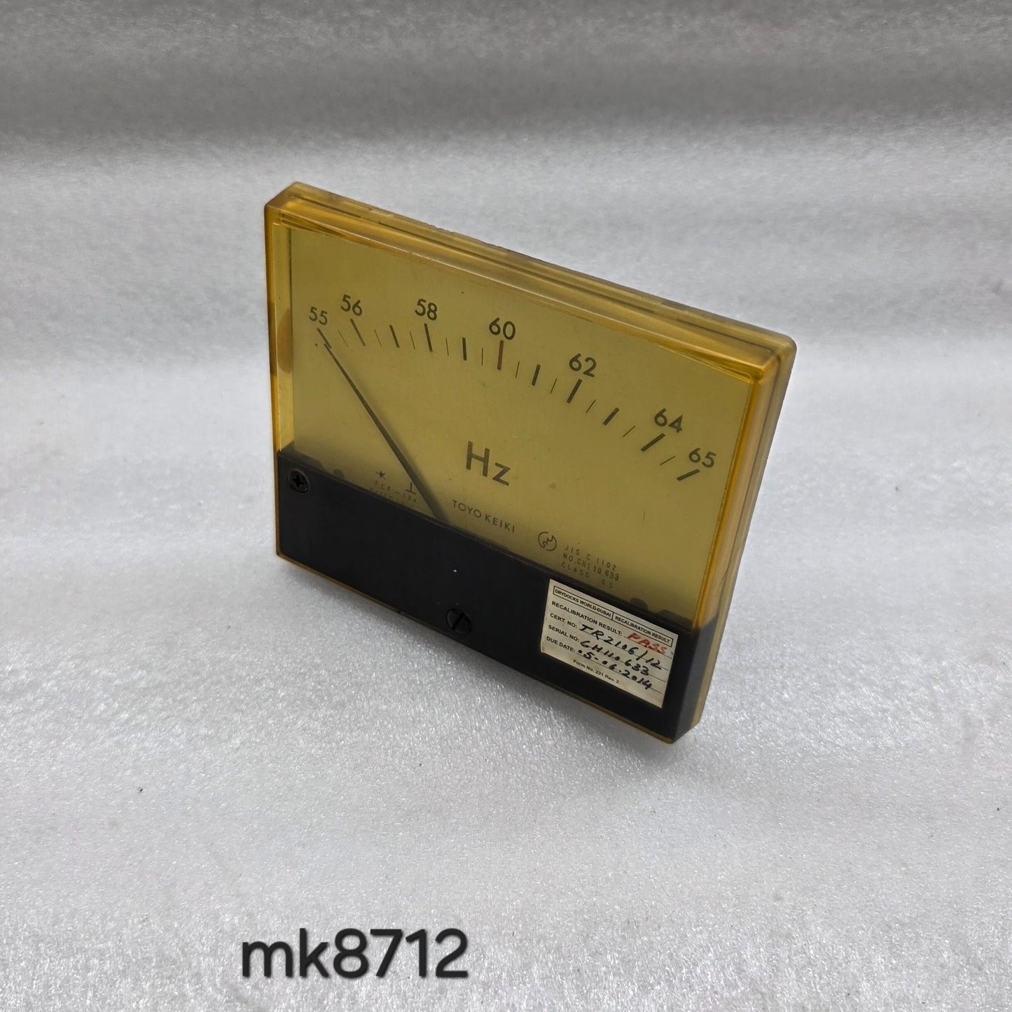 Toyo Keiki FCF-12N Frequency Meter 110V JIS C 1102 CE117608