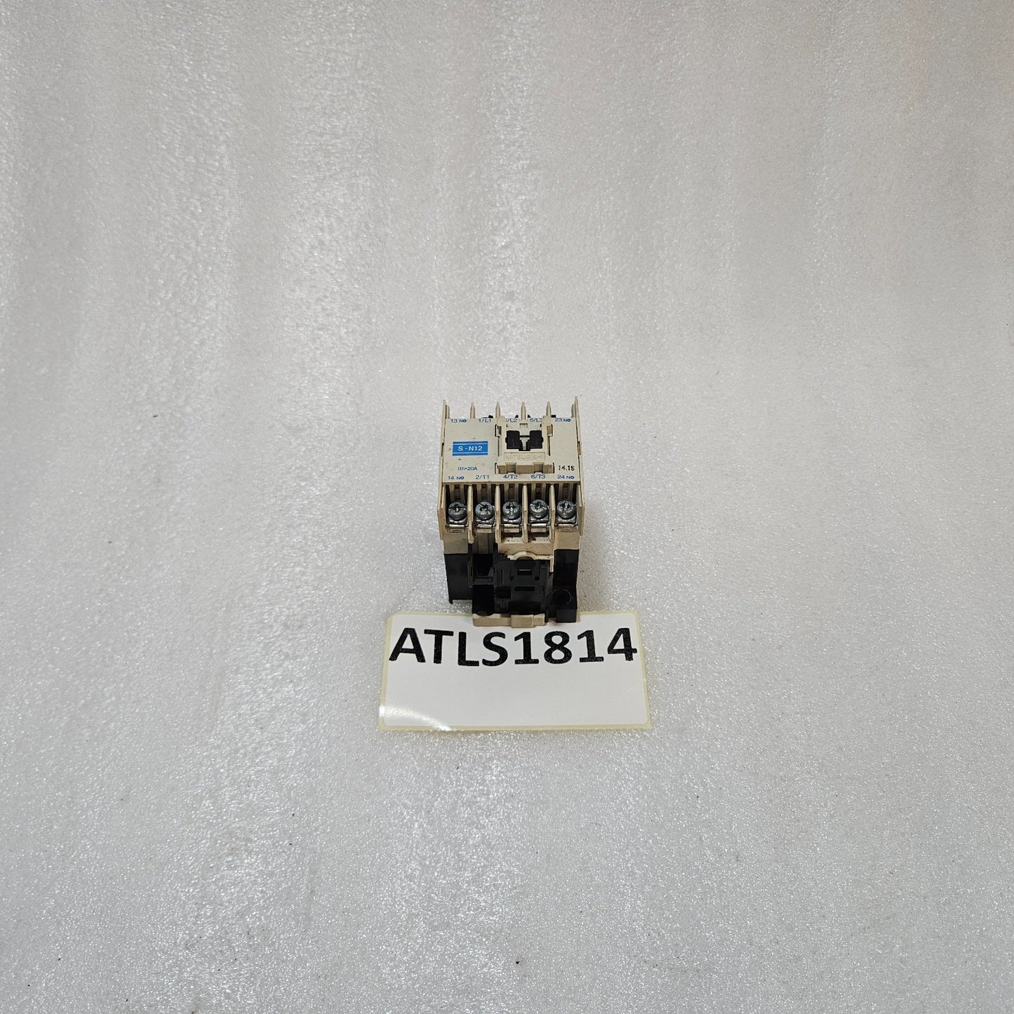 2 UNIT X MITSUBISHI S-N12 MAGNETIC CONTACTOR 20A 3-POLE 380-415V AC LOT OF 2