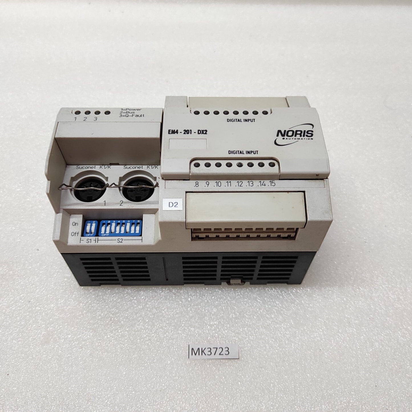 NORIS EM4-201-DX2 REMOTE EXPANSIOIN MODULE 24VDC MOELLER 24VDC