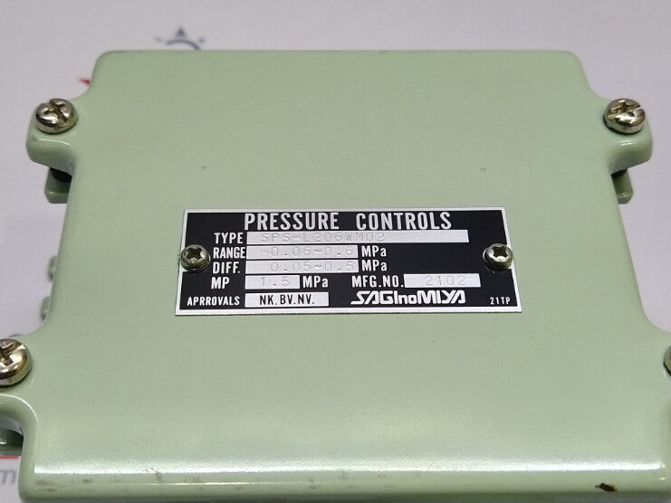 Saginomiya SPS-L206WM02 Pressure Controls SPSL206WM02 0.6 MPa