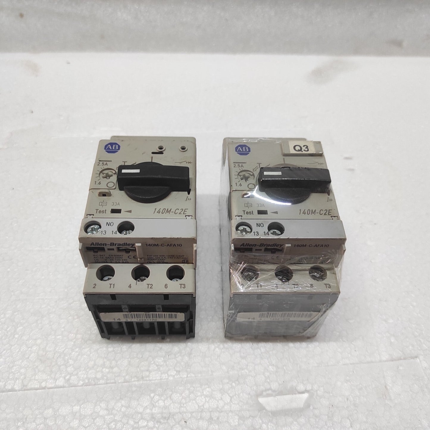 ALLEN BRADLEY 140M-C2E-B25 CIRCUIT BREAKER MOTOR PROTECTION