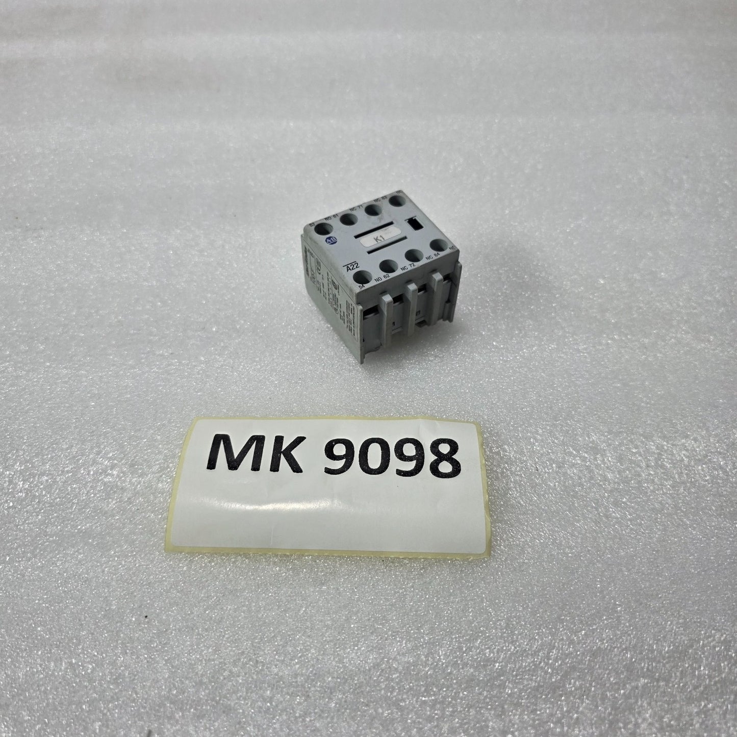 ALLEN BRADLEY 100-F AUXILIARY CONTACT BLOCK 10A – SER B