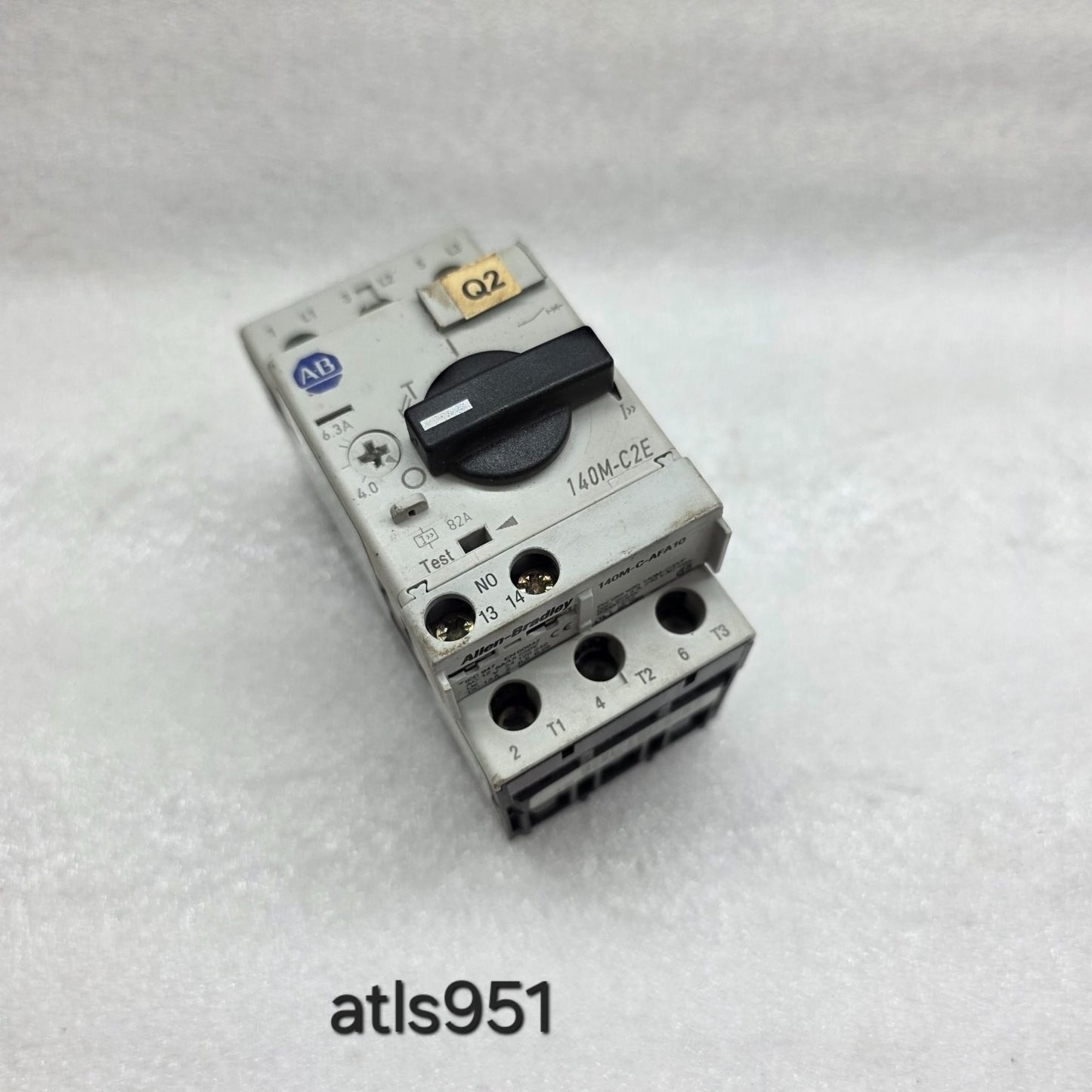 ALLEN BRADLEY CAT 140M-C2E-B63 SER B MOTOR CIRCUIT PROTECTOR 4.0-6.3 A