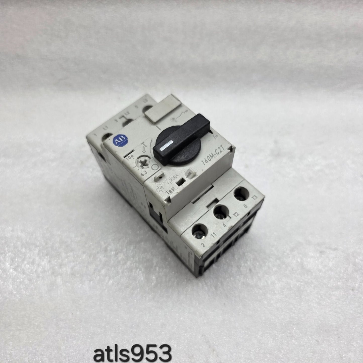 ALLEN BRADLEY CAT 140M-C2T-C10 SER C MOTOR CIRCUIT PROTECTOR 6.3-10 A
