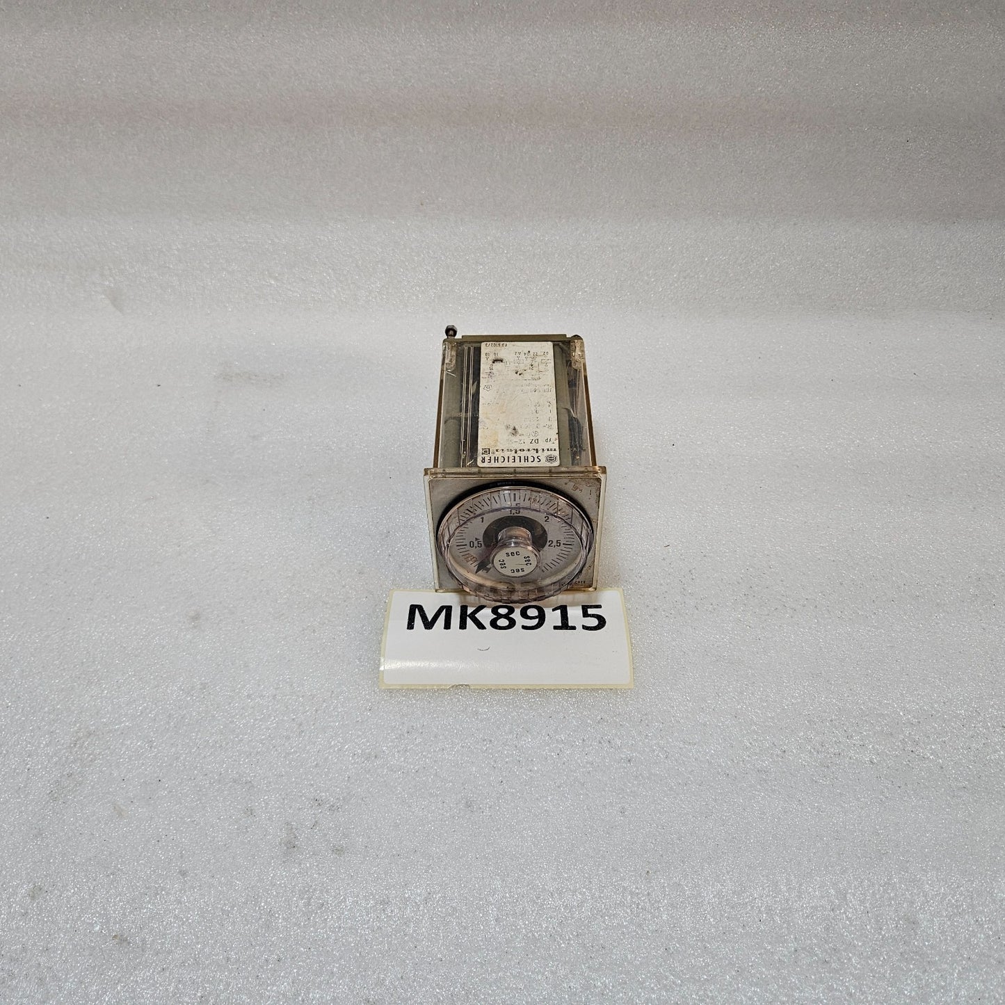 SCHLEICHER MIKROLAIS-D DZ 12-3 ADJUSTABLE TIME RELAY TIMER