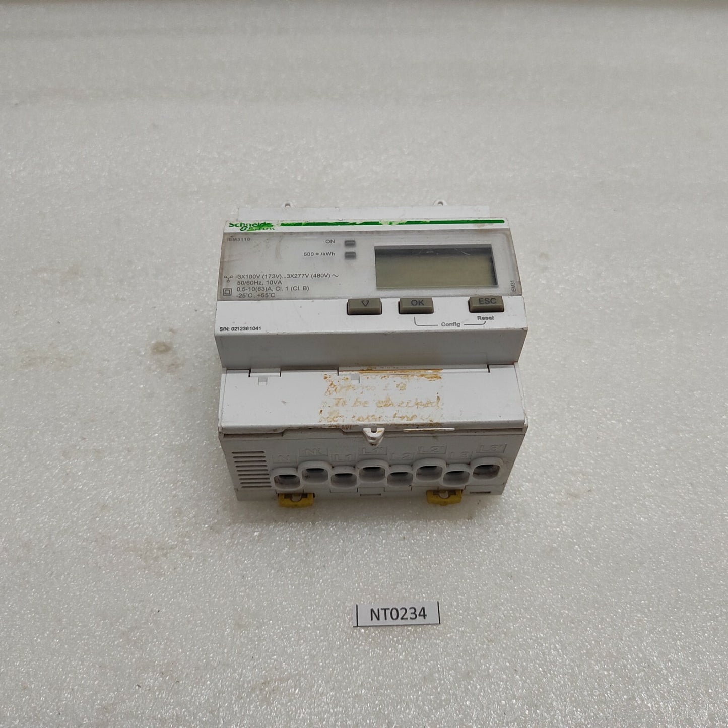 SE A9MEM3110 3-PH ENERGY METER IEM3110 63A