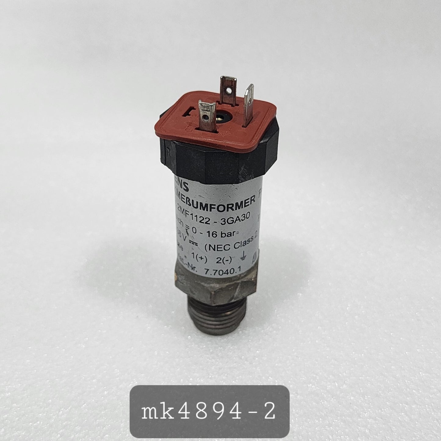 SIEMENS 2MF1122-3GA30 DRUCKMEBUMFORMER P62 PRESSURE SENSOR