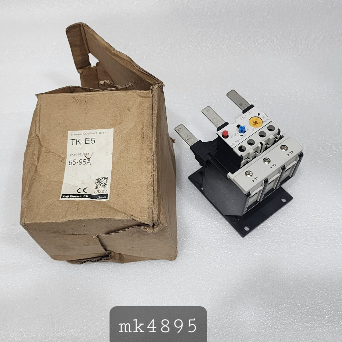 FUJI ELECTRIC FA TK-E5 THERMAL OVERLOAD RELAY TK105EW-M 65-95A