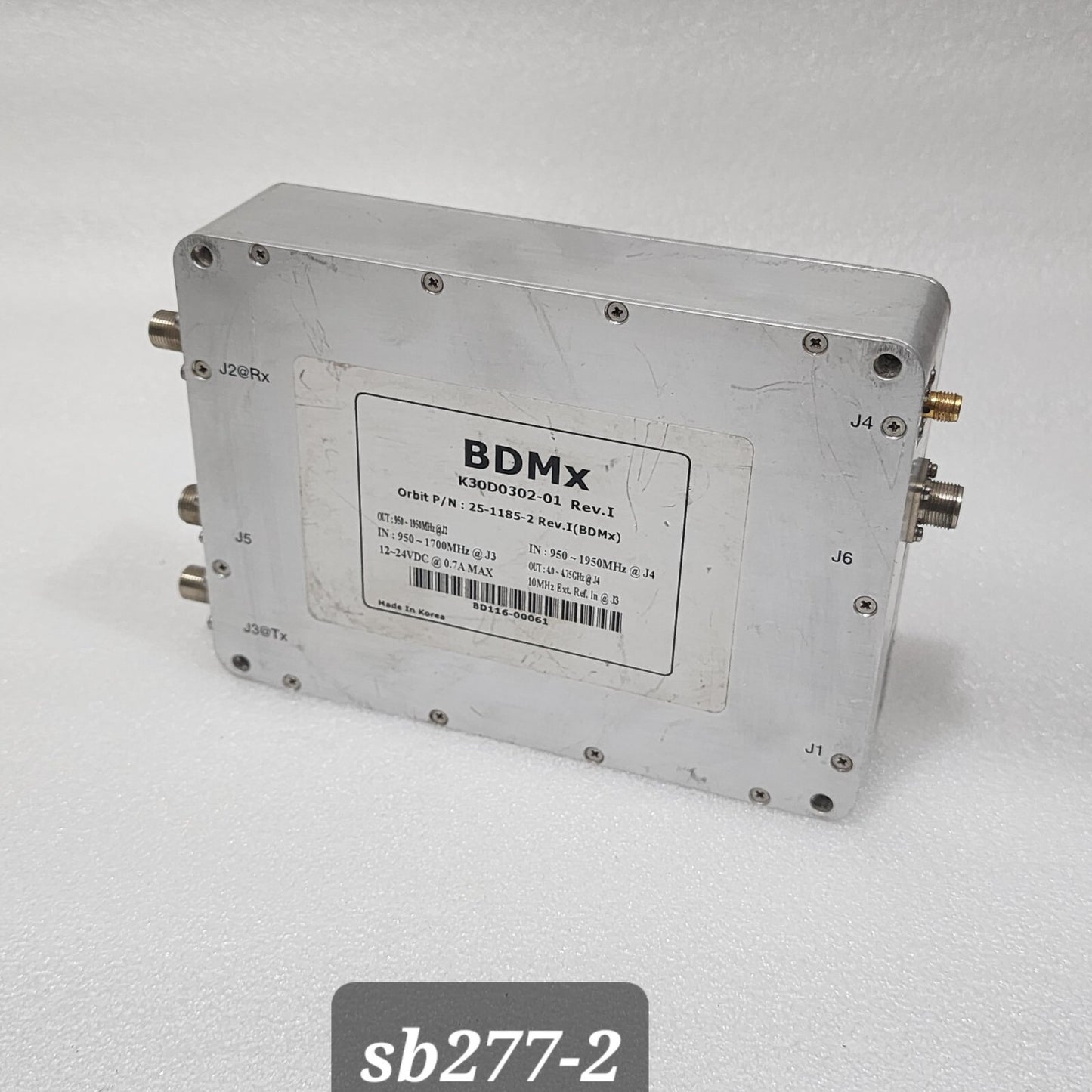 BDMX K30D0302-01 REV I ORBIT 25-1185-2