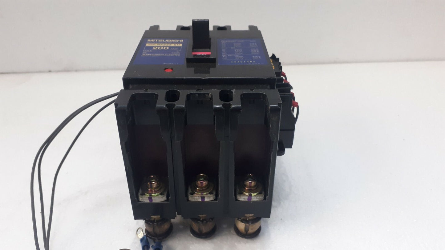 Mitsubishi NF225-SH No Fuse Breaker 200A 3P 660V AC NF225SH