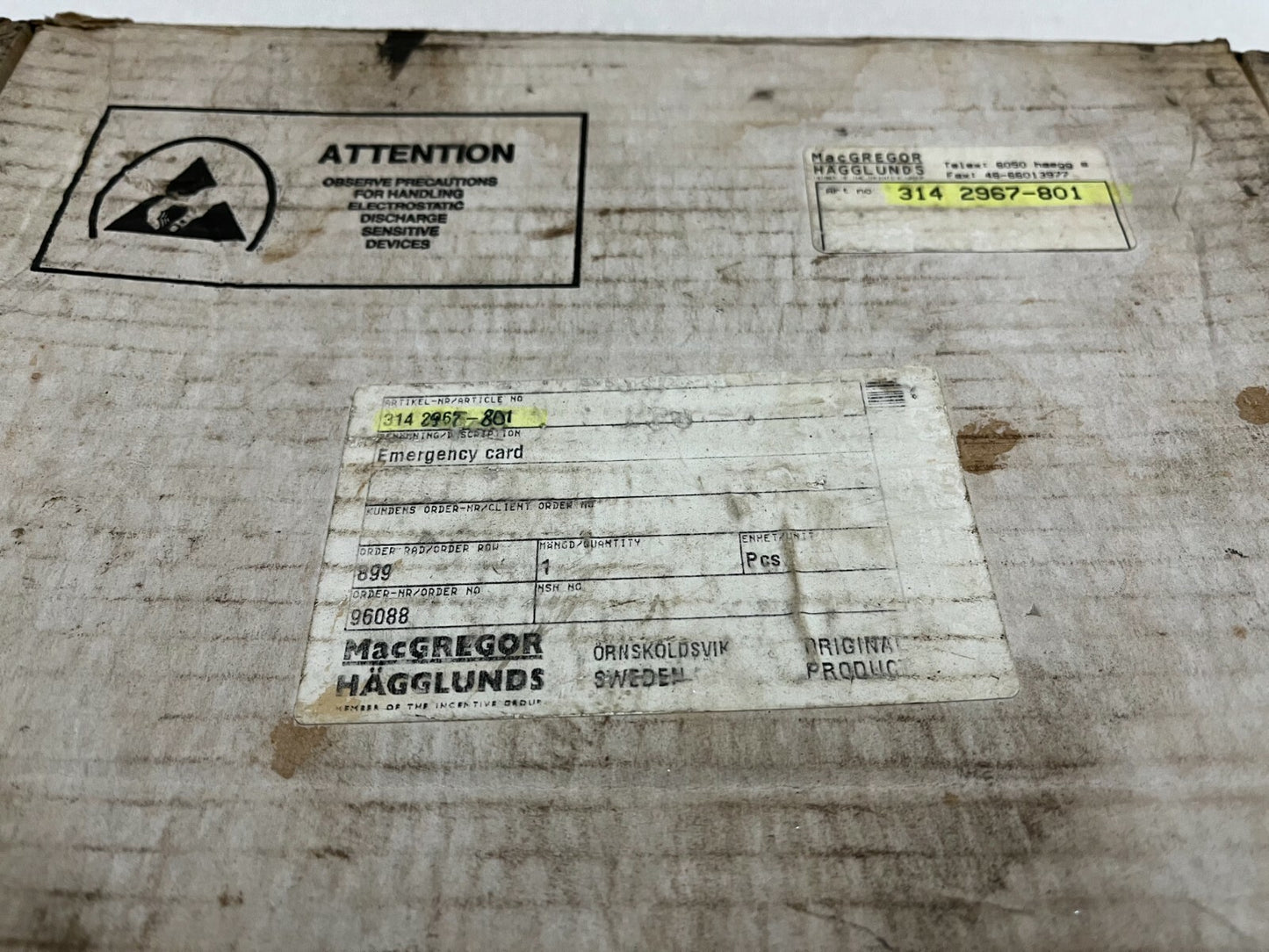 MACGREGOR 314 2967-801 PCB HM3142971001