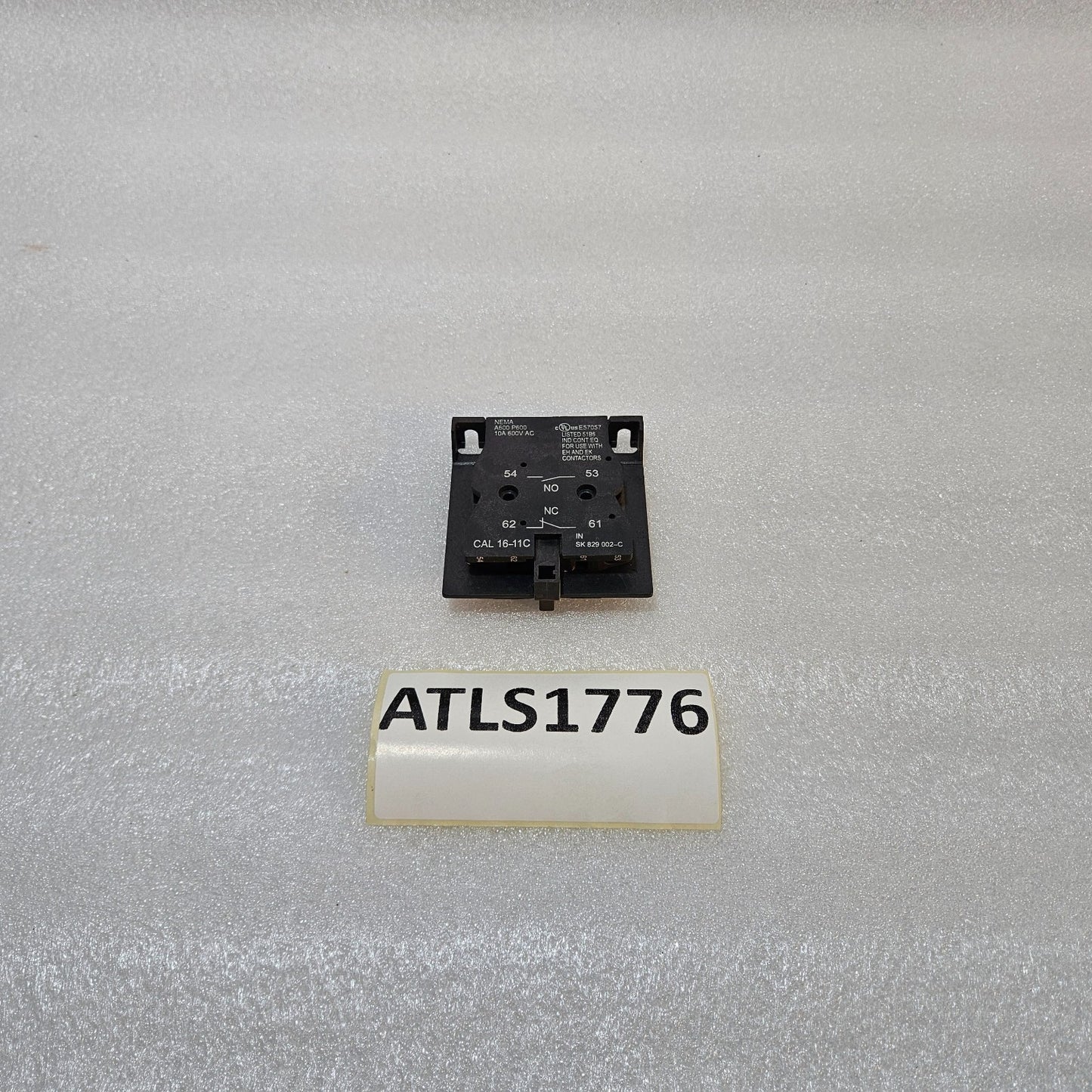 ABB CAL16-11C AUXILIARY CONTACT SK829002-C