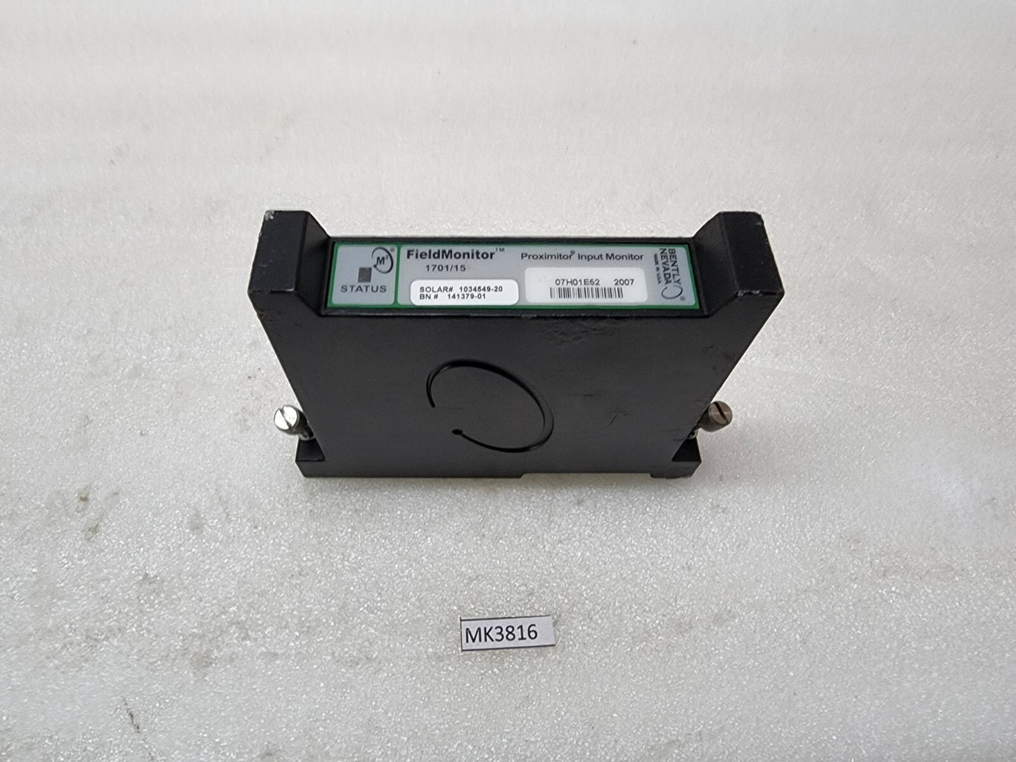BENTLY NEVADA 1701/15 INPUT MONITOR FIELDMONITOR