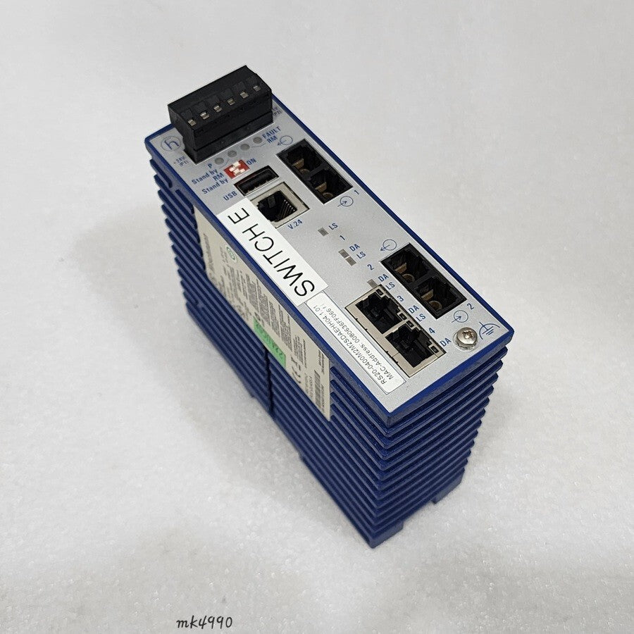HIRSCHMANN RS20 INDUSTRIAL ETHERNET SWITCH RS20-0400M2M2SDAEHH04.1.01