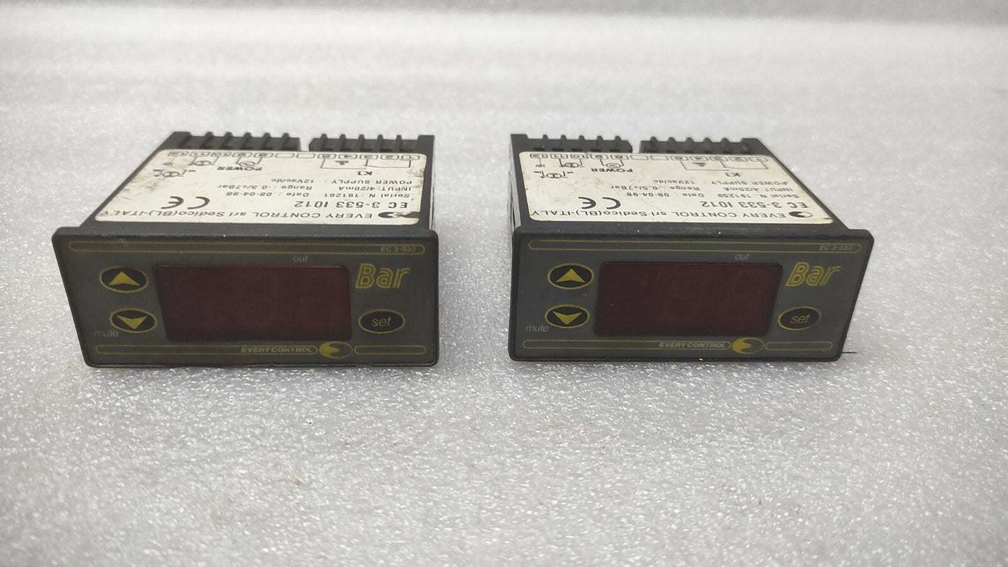 EVERY CONTROL EC 3-533 I012 PRESSURE CONTROLLER 12VAC/DC EC3533I012