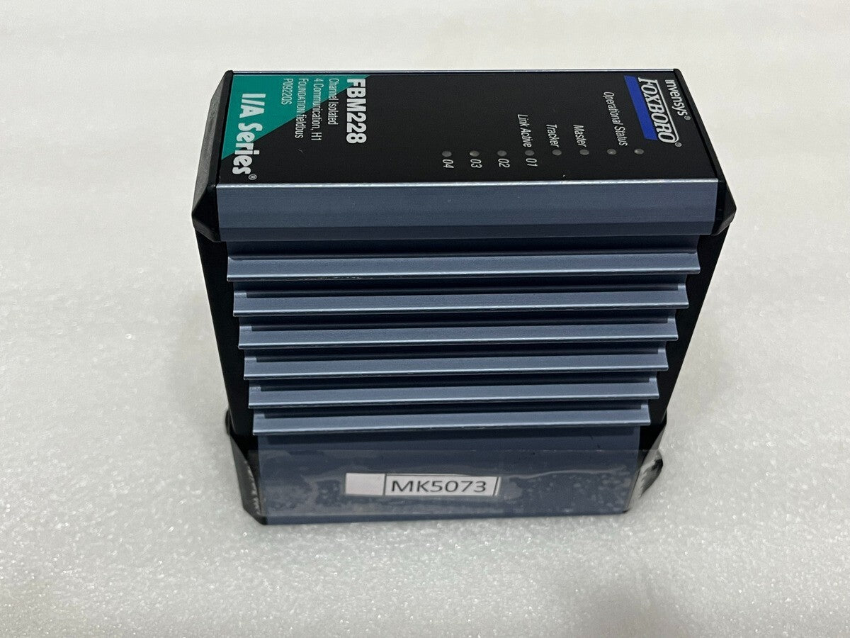FOXBORO INVENSYS FBM228 4CH ISOLATED COMMUNICATION FIELDBUS MODULE P0922QS