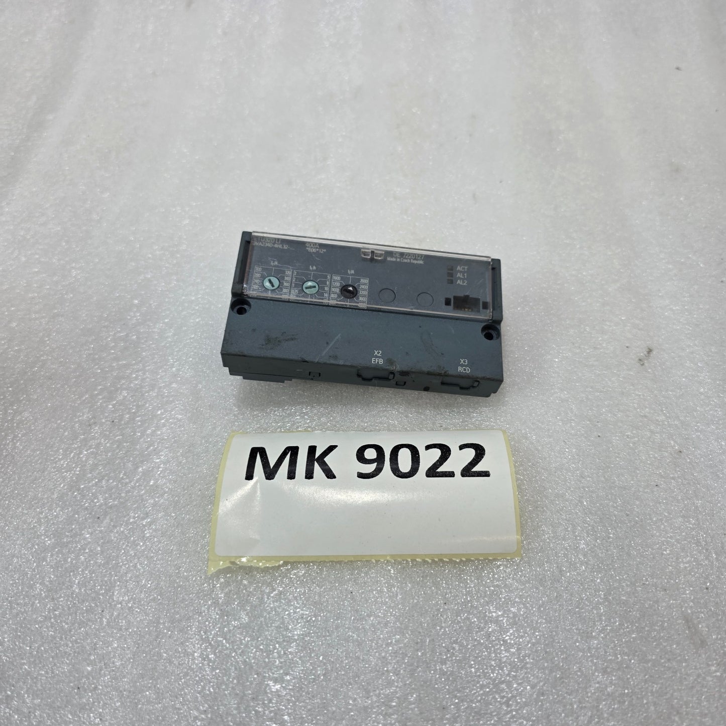 SIEMENS ETU320 LI TRIP UNIT 400A 3VA2 MCCB ELECTRONIC RELEASE 3VA2340-4HL32