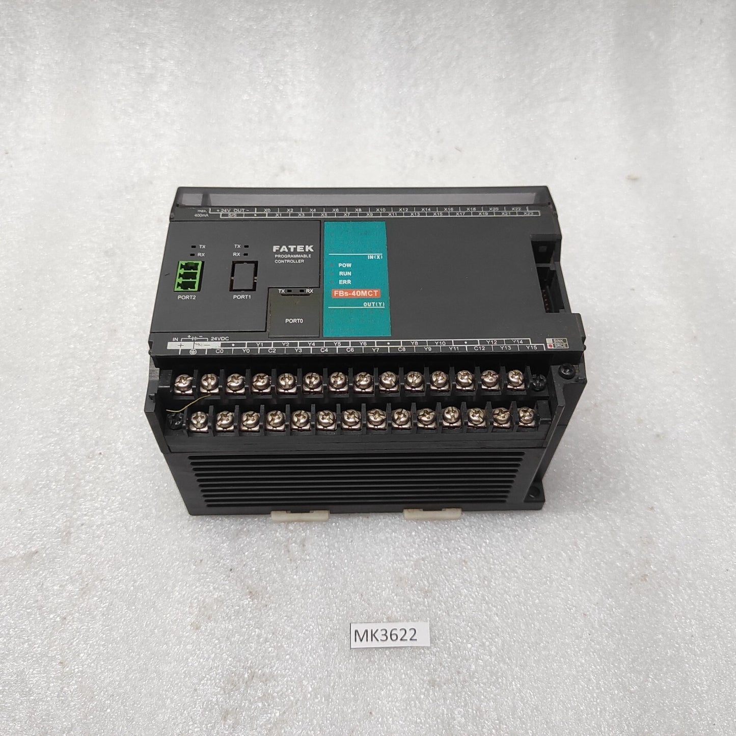 FATEK FBS-40MCT JU-D24 PROGRAMMABLE CONTROLLER 24VDC