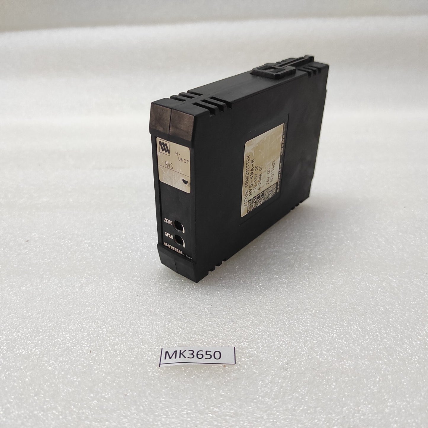 M-SYSTEM HVS-4WA-R SIGNAL TRANSMITTER 24VDC