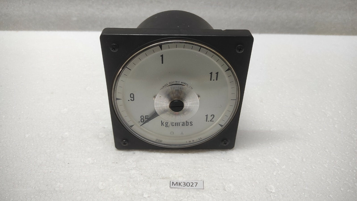 TDS TSURUGA ELECTRIC TMW-4B PRESSURE INDICATOR 0.85-1.2 KG/CM